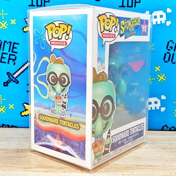 Funko PoP Movies Squidward Tentacles #918 The Spongebob Movie Vinyl + Protector - Picture 2 of 10